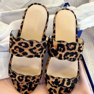 New in box!!!! Stuart Weitzman animal print sandals